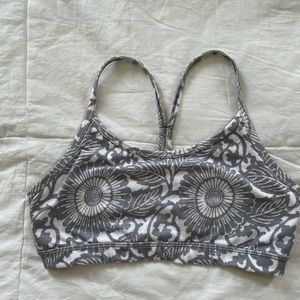 vintage lululemon floral Y back bra